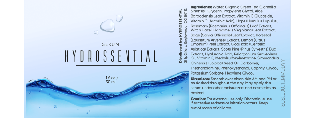 Hydrossential Oil - A formula that will support the health of your skin